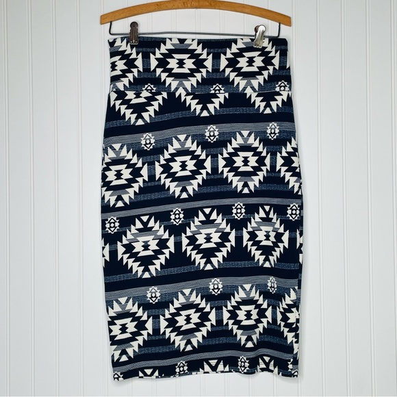 Miss & Missy Tribal Print Pencil Skirt - Picture 2 of 6